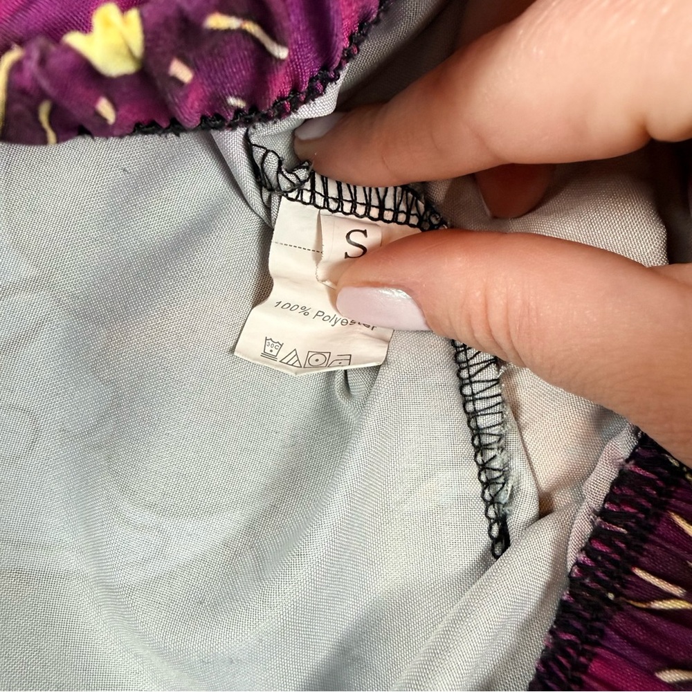 Boho Celestial Patchwork Barrel Pants Harem Festi… - image 10